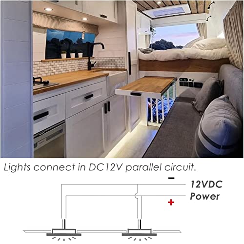 Acegoo X-12V-CL-SM Rv Boat Led Ceiling Light Surface Mount 12V Puck Light thumb #7