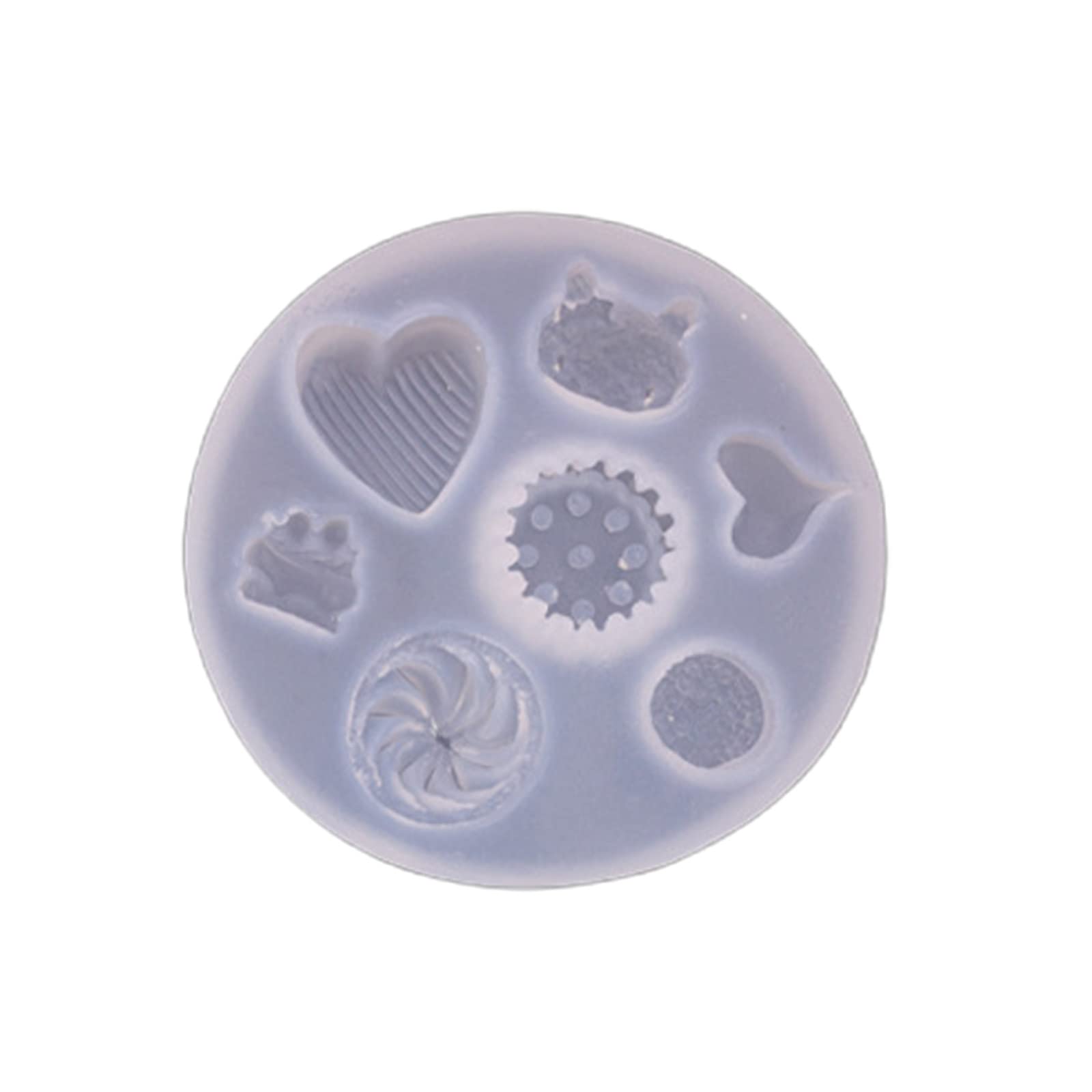 Buxuaaaa 3D Cookie Molds Christmas for Cookie Biscuit Decoration Mold Hard Candy Mold Biscuit Cutter Christmas Lollipop Molds for Hard Candy Chocolate Lollipop Silicone Silicone Chocolate