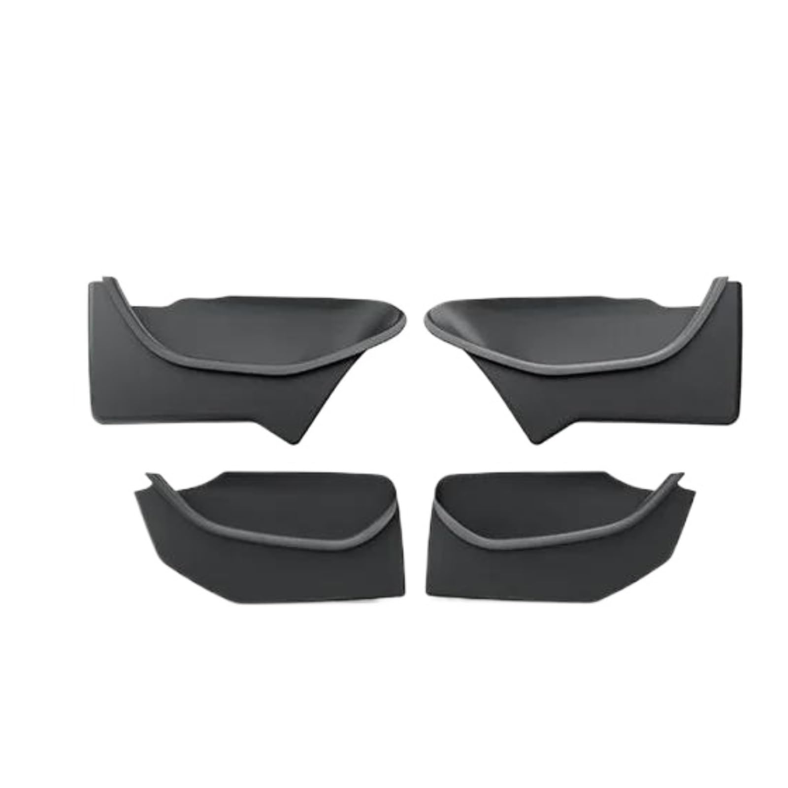 Hbaeweo One Color Car Door Handle Tray Container Box For Tesla For Model Y Juniper 2025 Car Container Door Handle Pocket