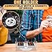 Canasta Card Holder - 6 Deck Plastic Revolving Card Game Holder Playing Cards Tray Rotating 360° Organizes Multiple Decks for Canasta, Poker and More | Lightweight, Durable with Smooth Rotation