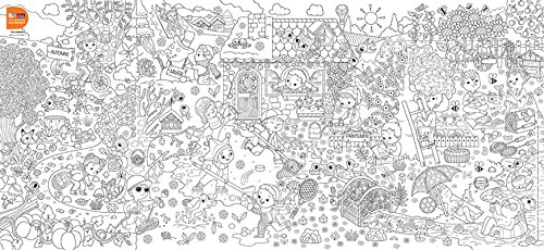 Télécharger Poster à colorier - Les 4 saisons Livre eBook France