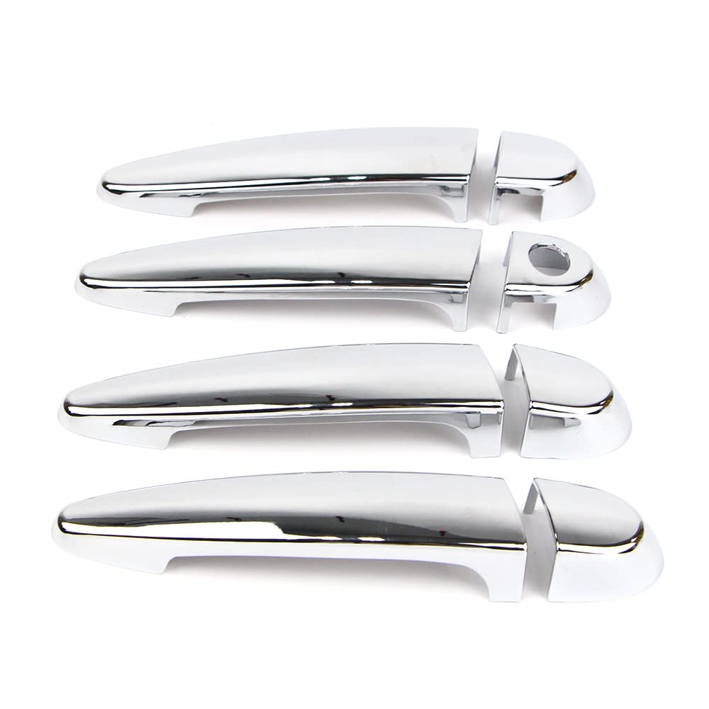 Rinkteea One Color Exterior Car Door Handle For 3 Series F30, F31, F35 2013-2015 Chrome Molding Trim Door Handle Cover
