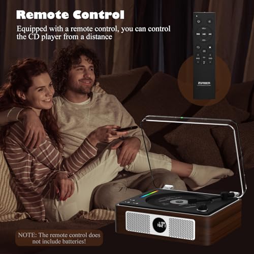 Lecteur CD portable rechargeable pour écouter vos disques sans fil partout