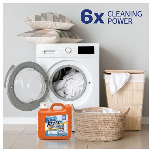 Image of Ultra Fresh 6X Platinum Laundry Detergent, Original Blue, 2 x 2.5 Gallon