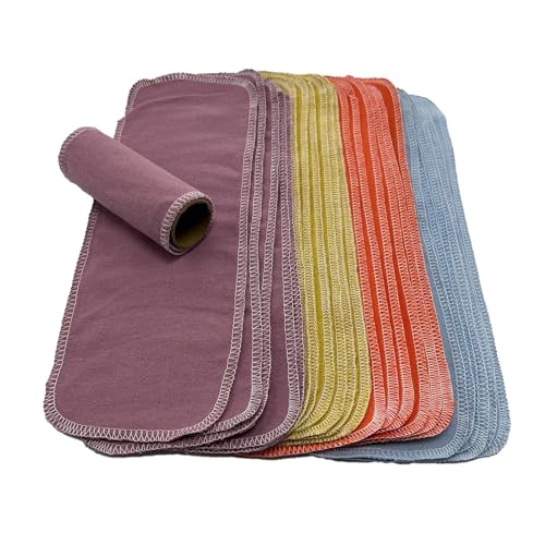 BEECO GIF2U Reusable Toilet Paper Towels 24 Count Roll,Washable Absorbent