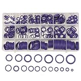 Forma: o color: morado bephamart 225pcs R22/R134 A aire acondicionado Arandela de junta tórica de goma resistente al agua