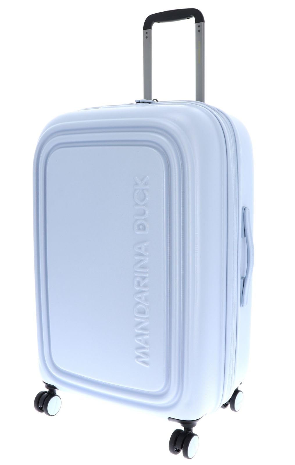 Mandarina Duck Unisex Blue Suitcases, One Size, Logoduck+ Medium Expandable Trolley