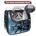 otnrnondcl Rink Ice Hockey Players Cat Carrier Backpack,900D Wear-Resistant Oxford Fabric, Dog Carrier Cat Backpacks Suitable for Travel