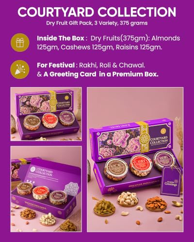 Image of HyperFoods Ramzan Gift Hampers 350 Grams Dry Fruits Hamper Cashews Almonds Walnuts DryFruit Eid Mubarak Gift Box Dry Fruits Combo Pack DryFruits Eid Gift Hamper DryFruit Gift Box