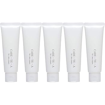 Amazon 乾燥肌 敏感肌 保湿 ハンドクリーム Care Te A ケアテア スキンクリーム 50g 5本 合成界面活性剤 防腐剤不使用 ワセリン べたつかない 顔 からだ 使用可 Care Te A ハンドクリーム ハンドローション