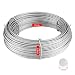 Amagabeli 2.7MM Alambre de Hierro Galvanizado 5KG Rollo de Alambre Recubierto Alambre...