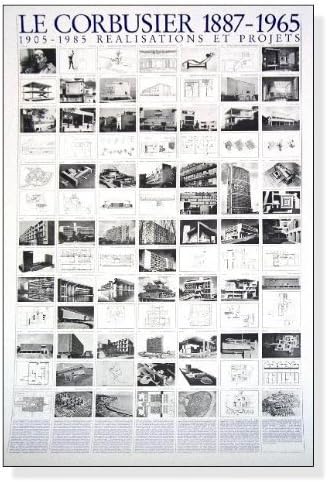 Amazon Co Jp ポスター ル コルビジェ Realisations Et Projets ホーム キッチン