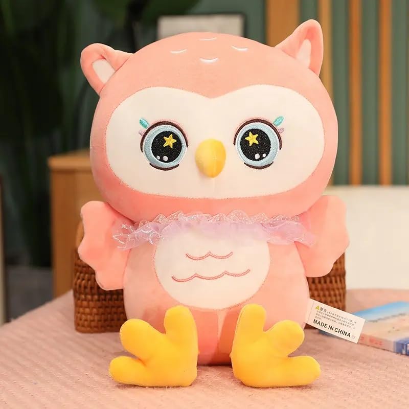 VI3 Ellie Owl Super Soft Stuffed Plush Animal Toy for Kids, Boys, and Girls (Pink & Blue, 30 cm) (Pink) (B0CTGFXMGZ) Amazon Price History, Amazon Price Tracker