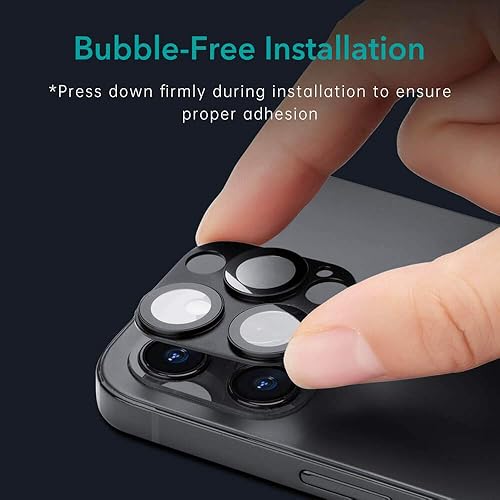 Miniatura 4 de SaharaCase ZeroDamage FlexiGlass - Protector de lente de cámara HD (2 unidades) para iPhone 12 Pro Max de 6.7 pulgadas (2020), antiarañazos y