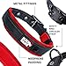 Black Rhino Large Dog Collar - Heavy Duty Adjustable Tactical Dog Collar with Reflective Stitching - 19