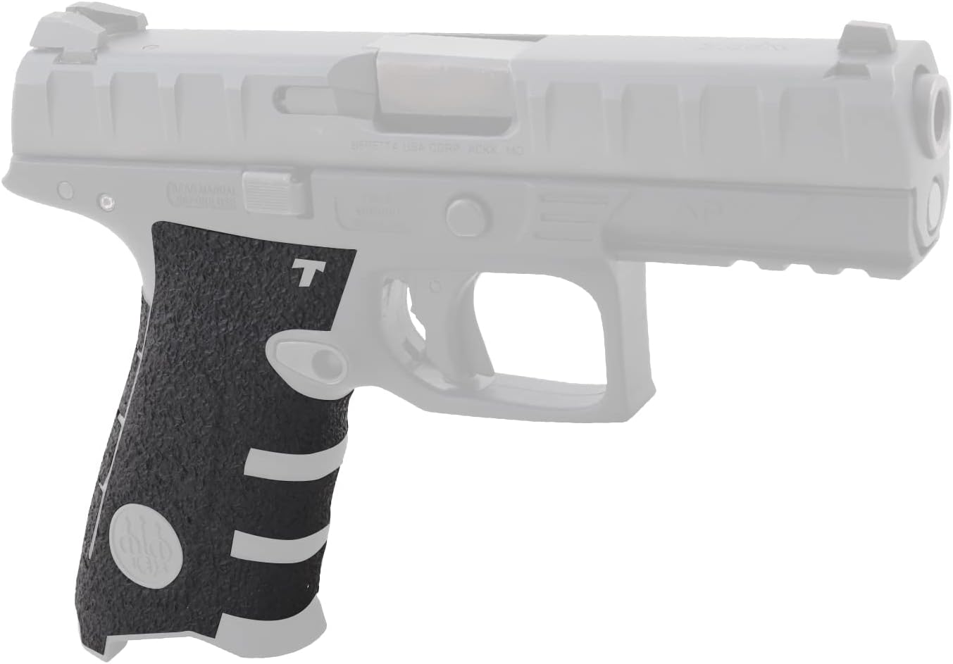 TALON Grips Adhesive Grip – Compatible with Beretta APX Full Size 9mm / .40 S&W – Made in The USA