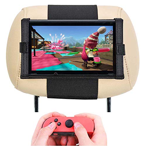 Preisvergleich Produktbild Nintendo Switch Konsolen Kopfstützenhalter, Kompakter PlayStand Ständer für Spielekonsole Nintendo Switch, schwarz