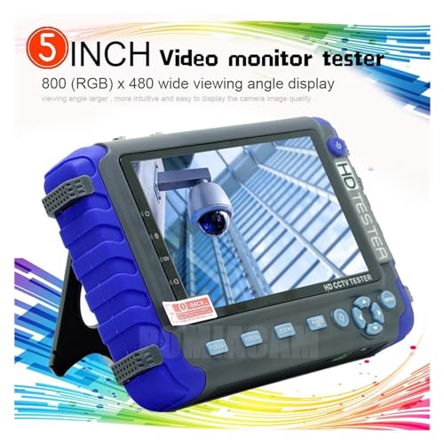Probador de CCTV IV8C de 5" para cámaras de seguridad de 8MP AHD, TVI, CVI 2