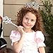 Melissa & Doug Princess Role Play Costume Set (3 pcs)- Pink Gown, Tiara, Wand