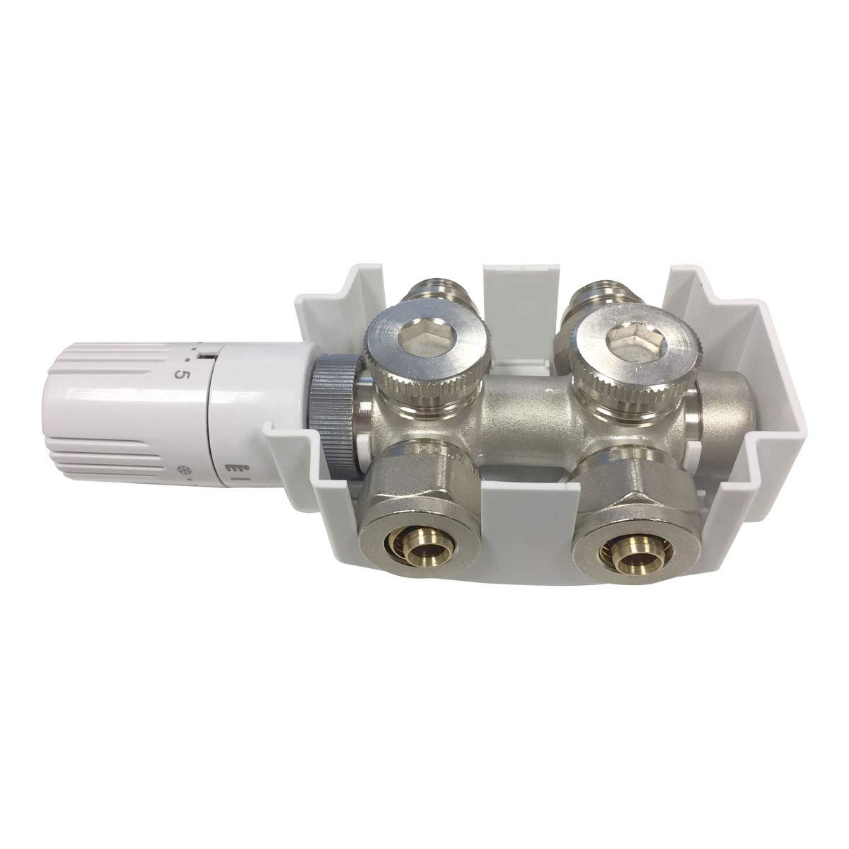 M30x1,5 Thermostatventil Mittelanschluss - Einstellbarer Heizkörperventileinsatz