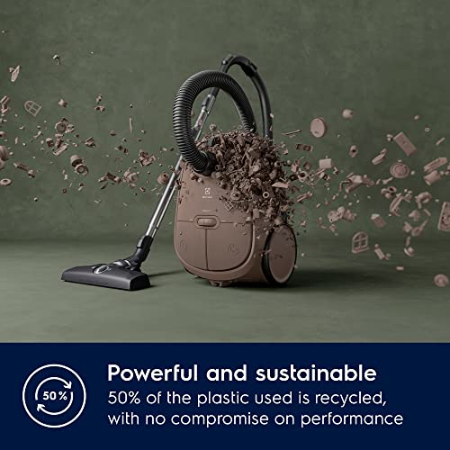 ELECTROLUX EB61C3WBL, Bodenstaubsauger mit Beutel, Walnussbraun