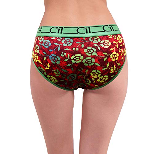 Image of RC. ROYAL CLASS Women's Cotton Multicolored Printed Panty (Pack of 3)