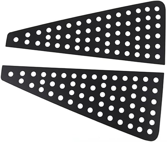 For Land Rover Freelander 2 2007-2015 Alloy Car Rear Row Window Protect Plate Cover Trim Black Accessories