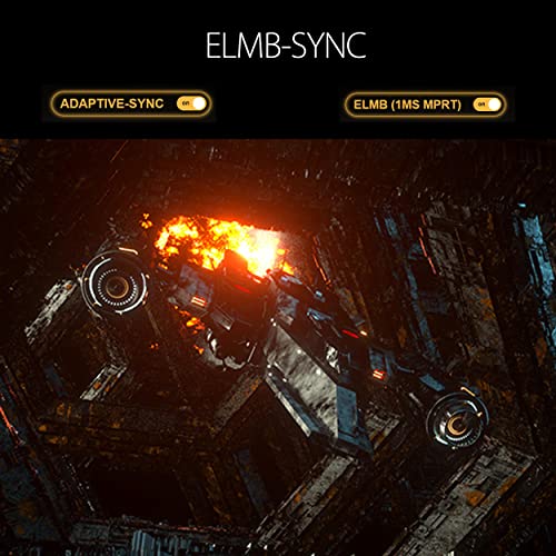 Monitor da gioco HDR TUF Gaming VG27AQ - WQHD da 27 pollici (2560 x 1440), IPS, 155 Hz*, sincronizzazione ELMB, compatibile G-SYNC, sincronizzazione adattiva, 1 ms (MPRT), HDR10, nero - Monitor - Immagine 2