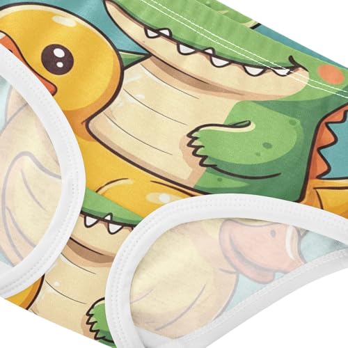 Cute Cartoon Green Crocodile Toddler Girls Underwear 2t Cotton Cute Panties Girl Colorful Underpants Briefs4