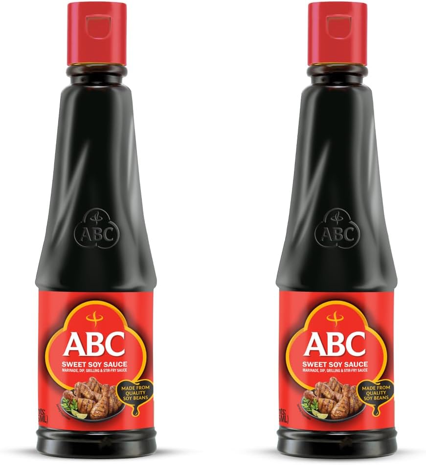 Sweet Soy, Black Dark Marinade, 9.2 Oz (Pack of 2), Savory Sauce, Dip, Stir-fry, Glaze, Vegan, No MSG, Plant-based, Halal, Umami Flavor, Indonesian Kecap Manis Made with Coconut Sugar