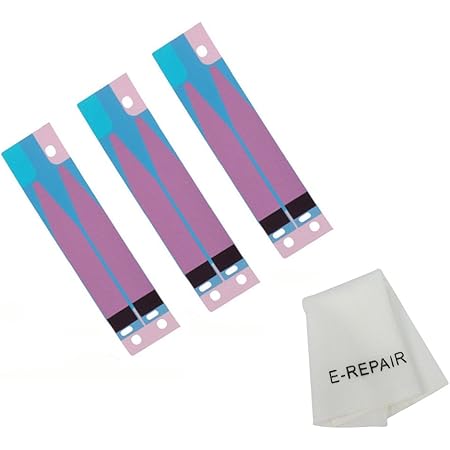 Battery Adhesive Tape For IPhone 6 - 3PCS Replacement Glue Strips With Cleaning Tool