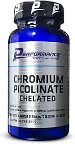 Picolinato de Cromo Quelato 100 tabletes - Performance Nutrition