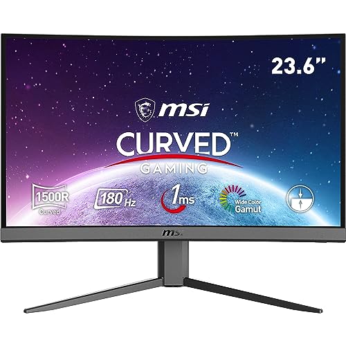 MSI G24C4 E2 24 Inch FHD Curved Gaming Monitor – 1500R 1920 X 1080 VA Panel, 180Hz / 1ms For Rs. 11999 @ 56 %