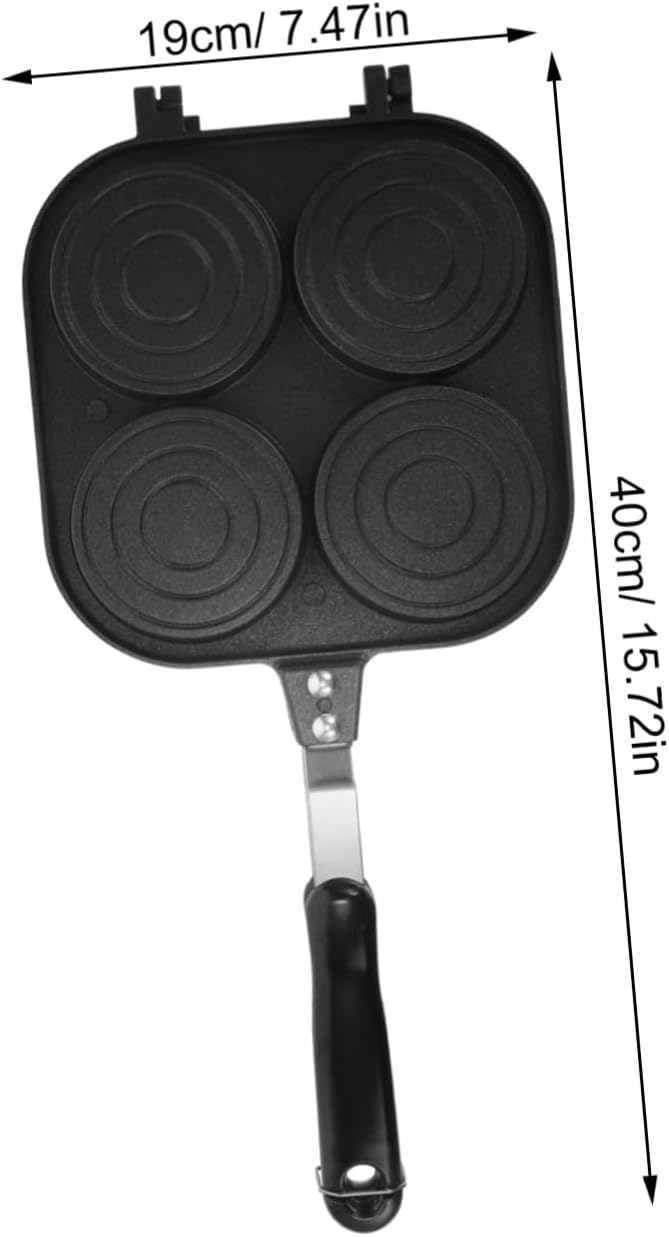 TIDTALEO Practical Non Stick Egg Cooker and Breakfast Skillet Four Design for Fun Meals Lightweight and Easy to Clean for Home Cooking and Breakfasts