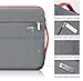 Voova 360°Protective Laptop Sleeve Case 14-15 inch, Waterproof Slim Computer Cover Bag with Handle Compatible with MacBook Air 15 M2/M3/M4, MacBook Pro 15, Hp chromebook 14, Grey