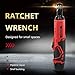 Cordless Electric Ratchet Wrench Set, 18V 3/8