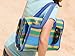Camco Handy Mat with Strap, Perfect for Picnics, Beaches, RV and Outings, Weather-Proof and Resistant (Blue/Green - 60