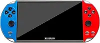 X12 Plus Console de videogame de 7 polegadas integrado para 1000 jogos Joystick duplo portátil de 16 GB Controlador de jogo Spupport Saída AV Cartão TF Música E-book