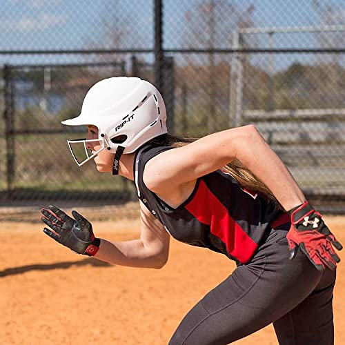Rip-It Vision Classic Home Softball Batting Helmet (Black, Small/Medium) #TOP5