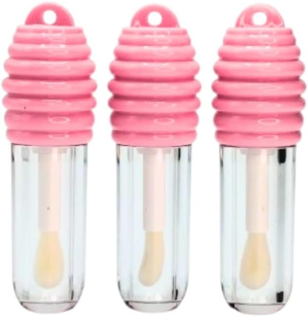 3Pieces Refillable Empty Lip Gloss Tubes – 5ml Luxury DIY Cosmetic Containers, High-End Inspired Design 2026