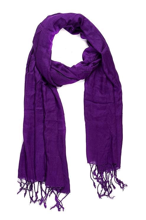 Plain Fashionable Winter Wear Thin Scarf/Stole/Shawl For Baby Girls Womens-image-11