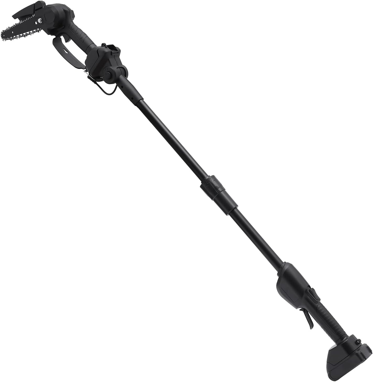 Motosierra De Pértiga Inalámbrica 2 En 1 Y Minimotosierra con Batería De 1500 Mah, Motosierra Eléctrica De Pértiga De 21 V con Extensión De hasta 1,3 M, Sierra De Pértiga De Alcance para Po