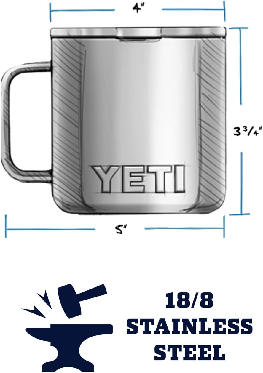 YETI Rambler 14 oz Insulated Coffee Mug 2