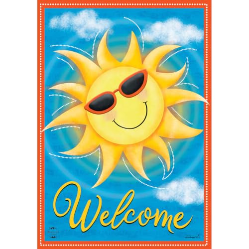 Briarwood Lane Summer House Flag 40x28 For Outdoor Summer Sunshine For Summer House Flag