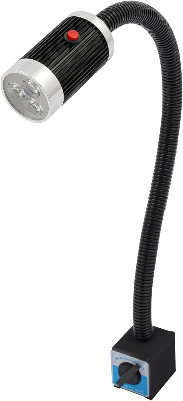 Magnetic Work Light,LED Machine Light with Flexible Gooseneck Magnetic Base