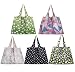 Reusable Grocery Bags,5 Pack Eco Friendly Large Shopping Bags Heavy Duty Foldable and Washable Nylon Tote Bag for Foods Groceries