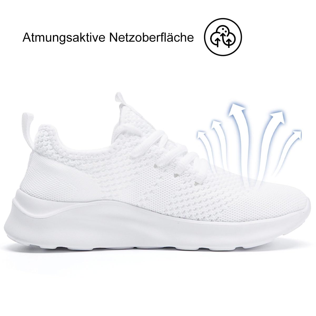 Damen Turnschuhe Sneaker Schuhe Damen Sportschuhe Laufschuhe Tennisschuhe Running Damen Walkingschuhe Straßenlaufschuhe Outdoor rutschfest Atmungsaktiv Leichtgewichts