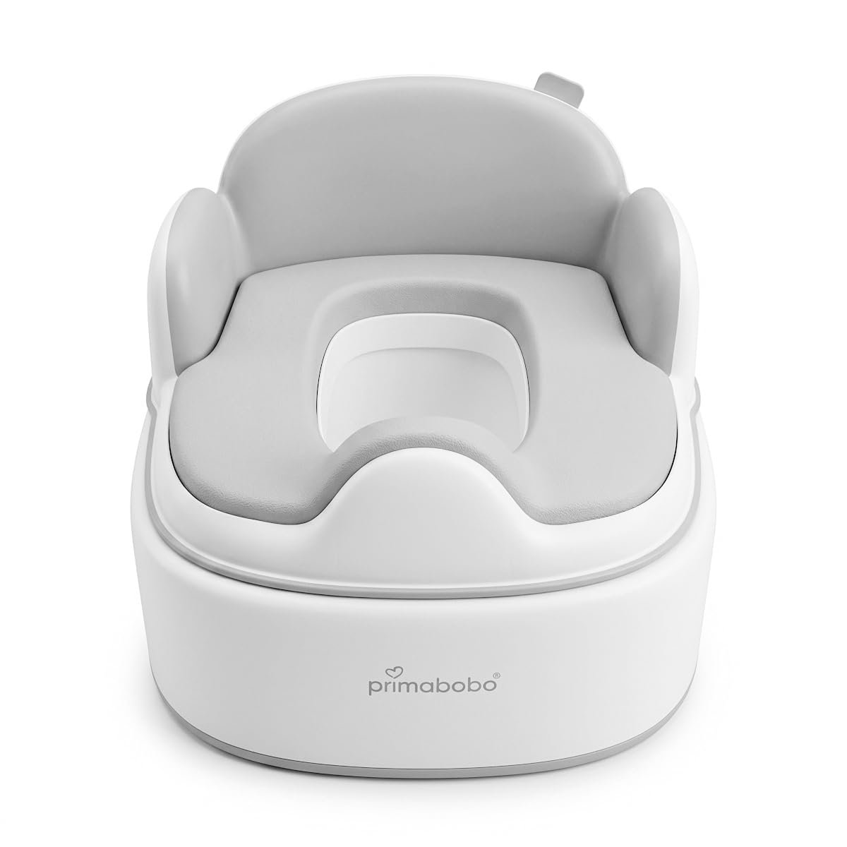 Primabobo Pot 3 en 1 ODI Gris pour Enfant, Pot Bébé avec Marchepied et Réducteur de Toilette, Marche Antidérapante, 12 Mois+