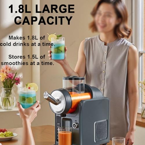 DOZPAL Slushy-Maker ohne EIS – 1,8-l-Slush-Maschine für Gefrorene Margaritas, Slushies, Frappés und Milchshakes, Gerät zur Herstellung von eisgekühlten Saft-Smoothies, 5 voreingestellte Programme – Bild 5