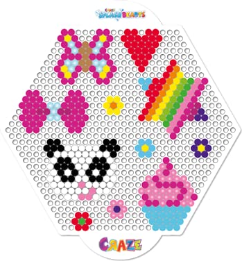 Craze Splash BEADYS Kit Bijoux Enfant – Perles à Coller Sans Repassage, Bague Collier Bracelets DIY Dès 3 Ans